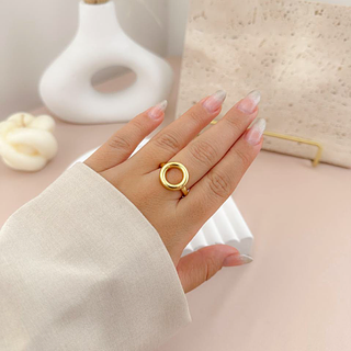 Anillo Silueta Circulo